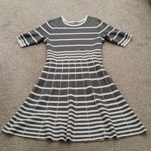 Soft grey sweater dress